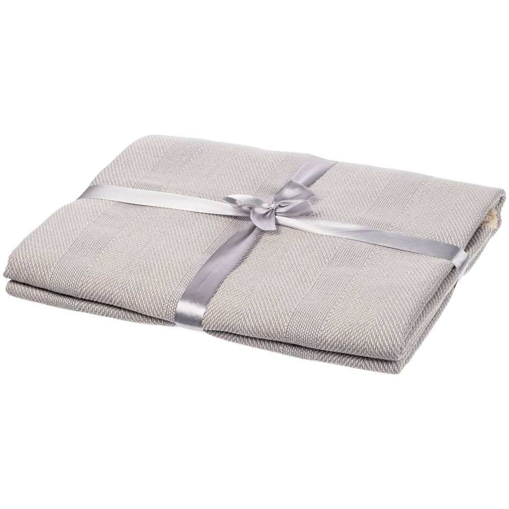 Плед «Сенеж», серый — изображение 4