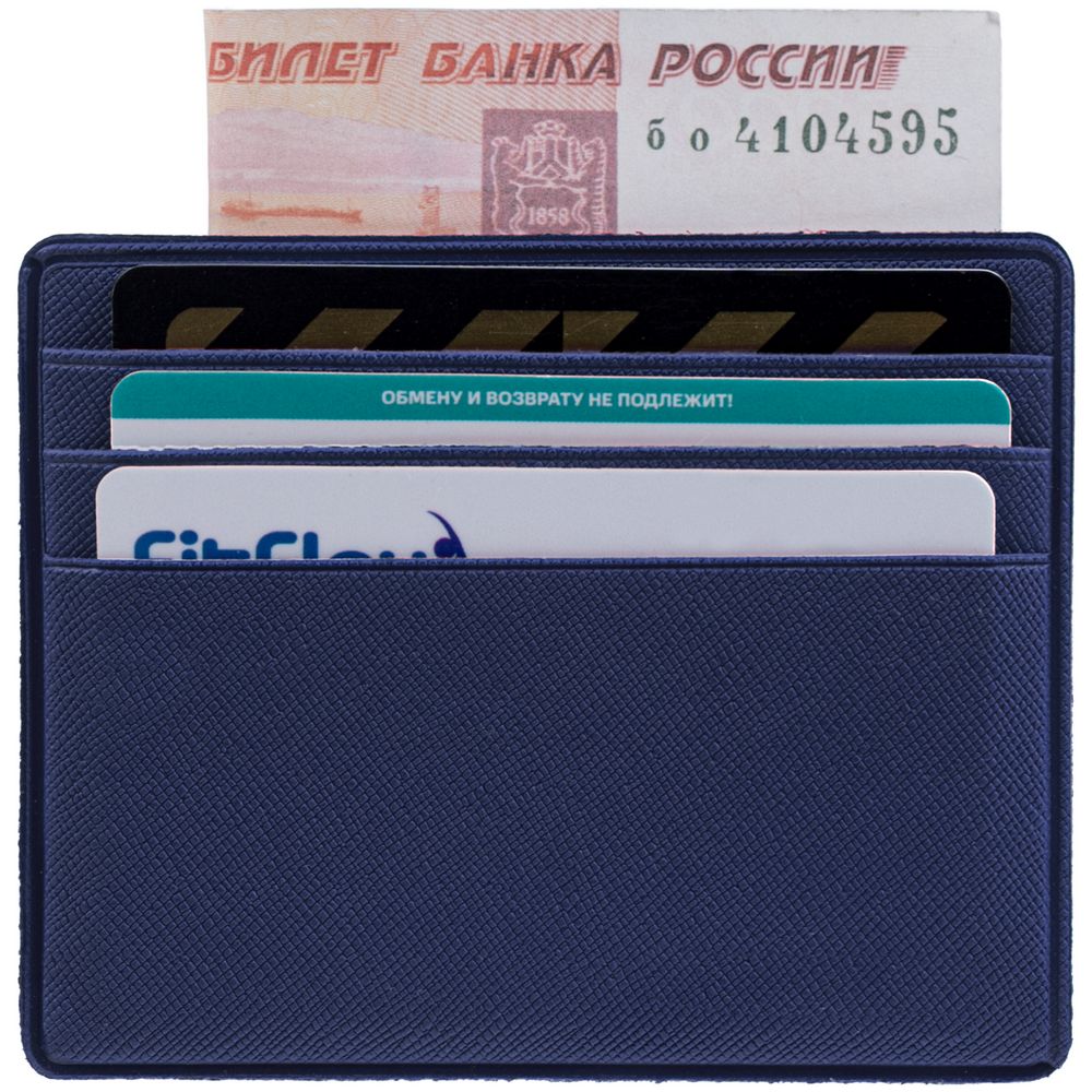 Чехол для карточек Devon, синий — изображение 5