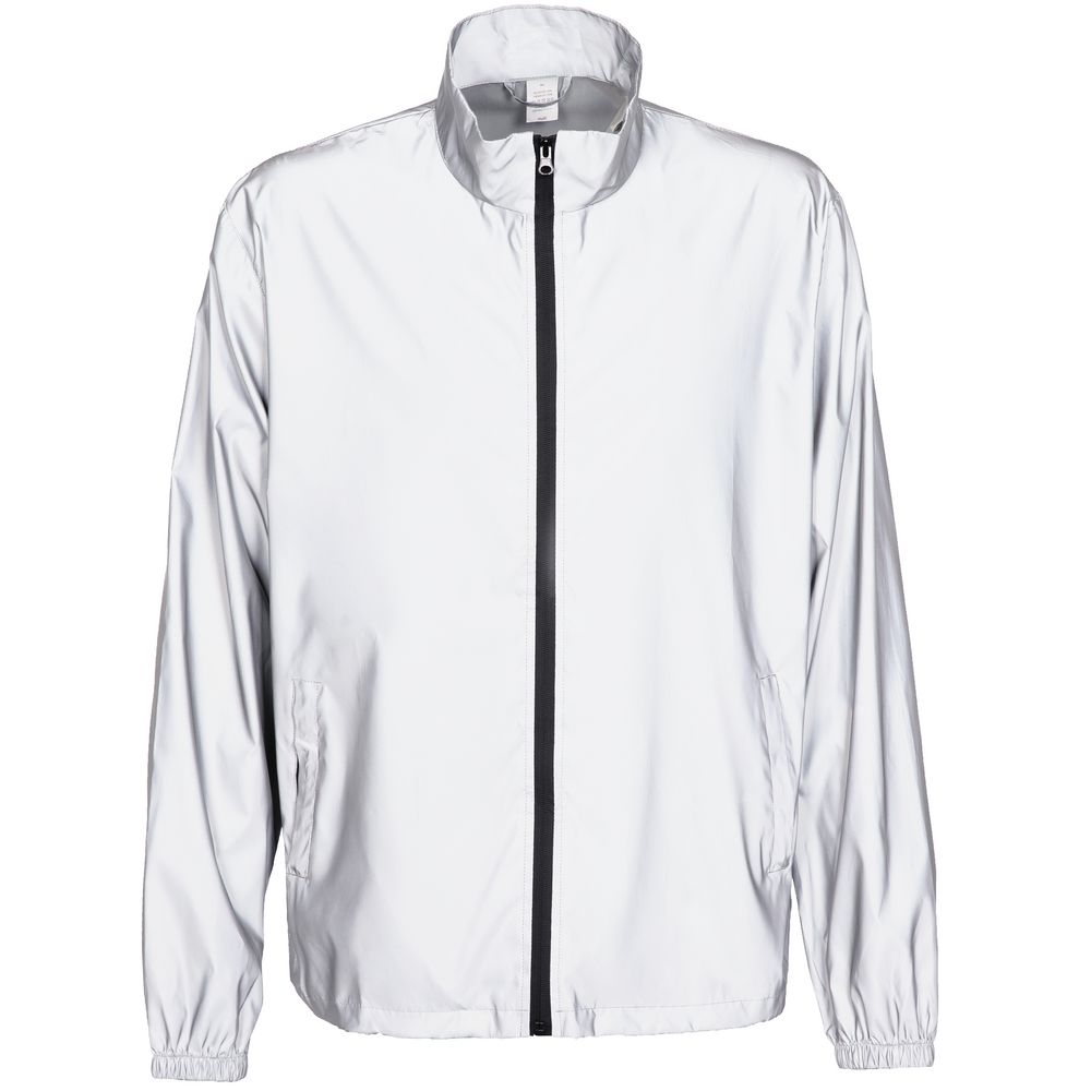 Ветровка Manifest 2.0 из светоотражающей ткани, серая — изображение 4