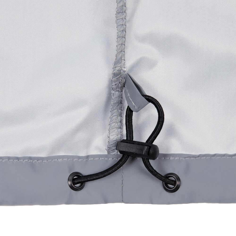 Ветровка Manifest 2.0 из светоотражающей ткани, серая — изображение 8