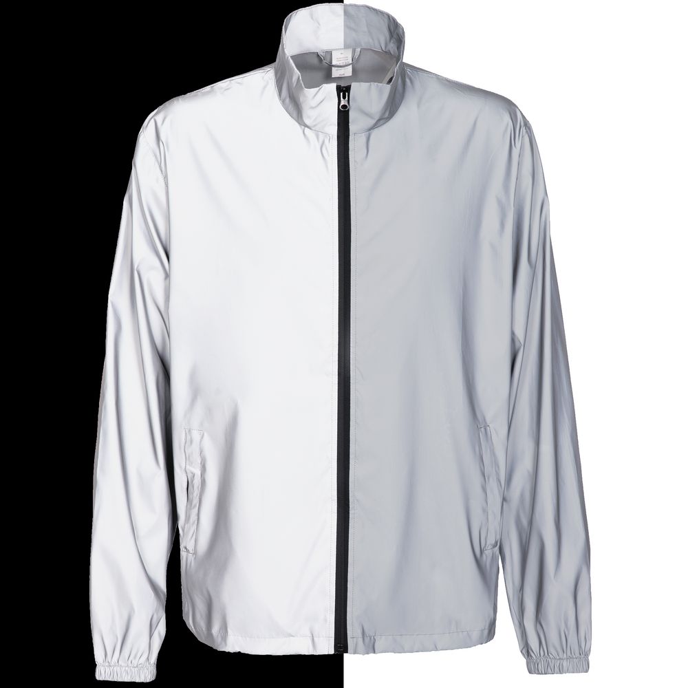 Ветровка Manifest 2.0 из светоотражающей ткани, серая — изображение 3