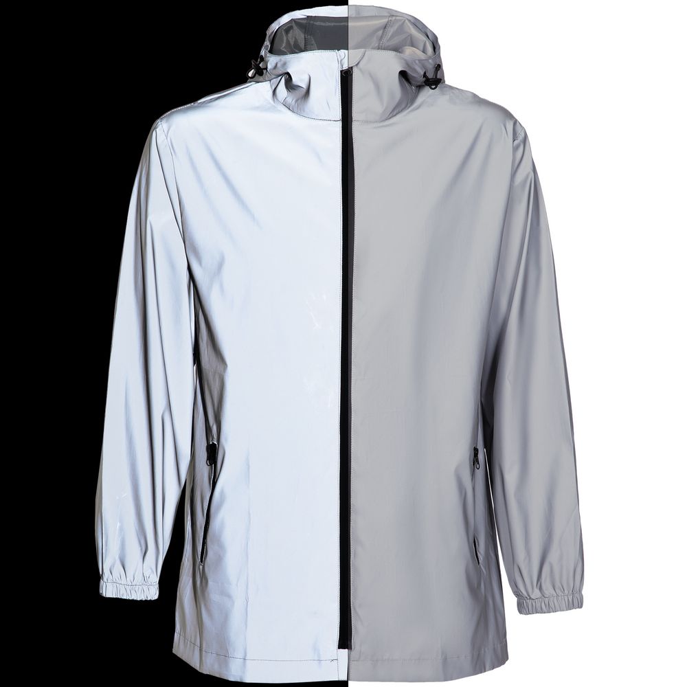 Парка Manifest из светоотражающей ткани, серая — изображение 3