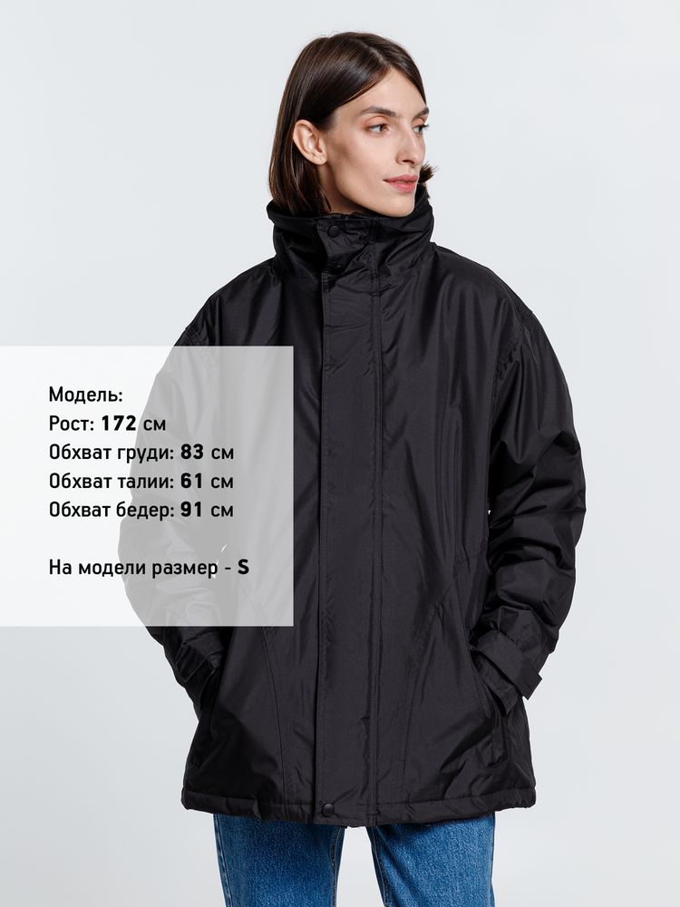 Парка унисекс Liubliana, черная — изображение 14