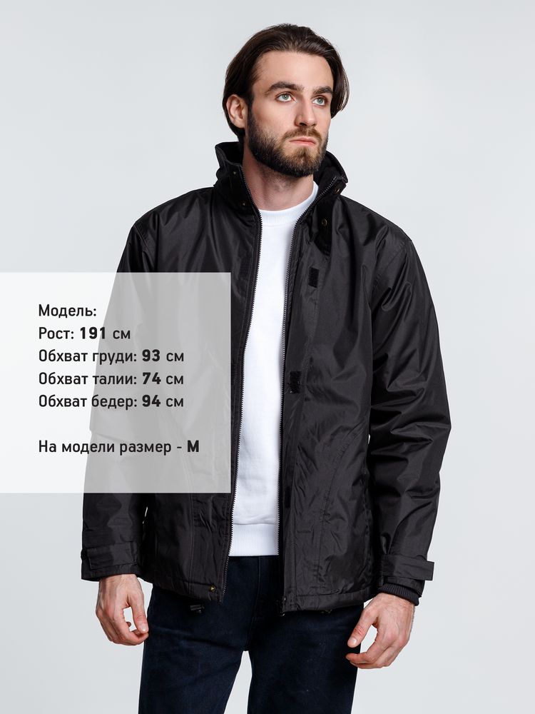 Парка унисекс Liubliana, черная — изображение 10