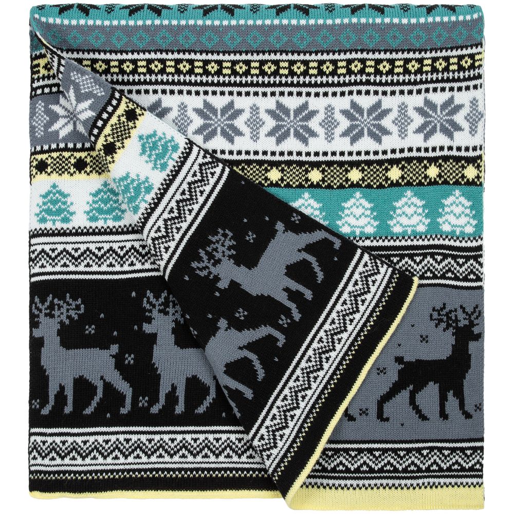 Шарф Mirakler, зеленый с желтым — изображение 3