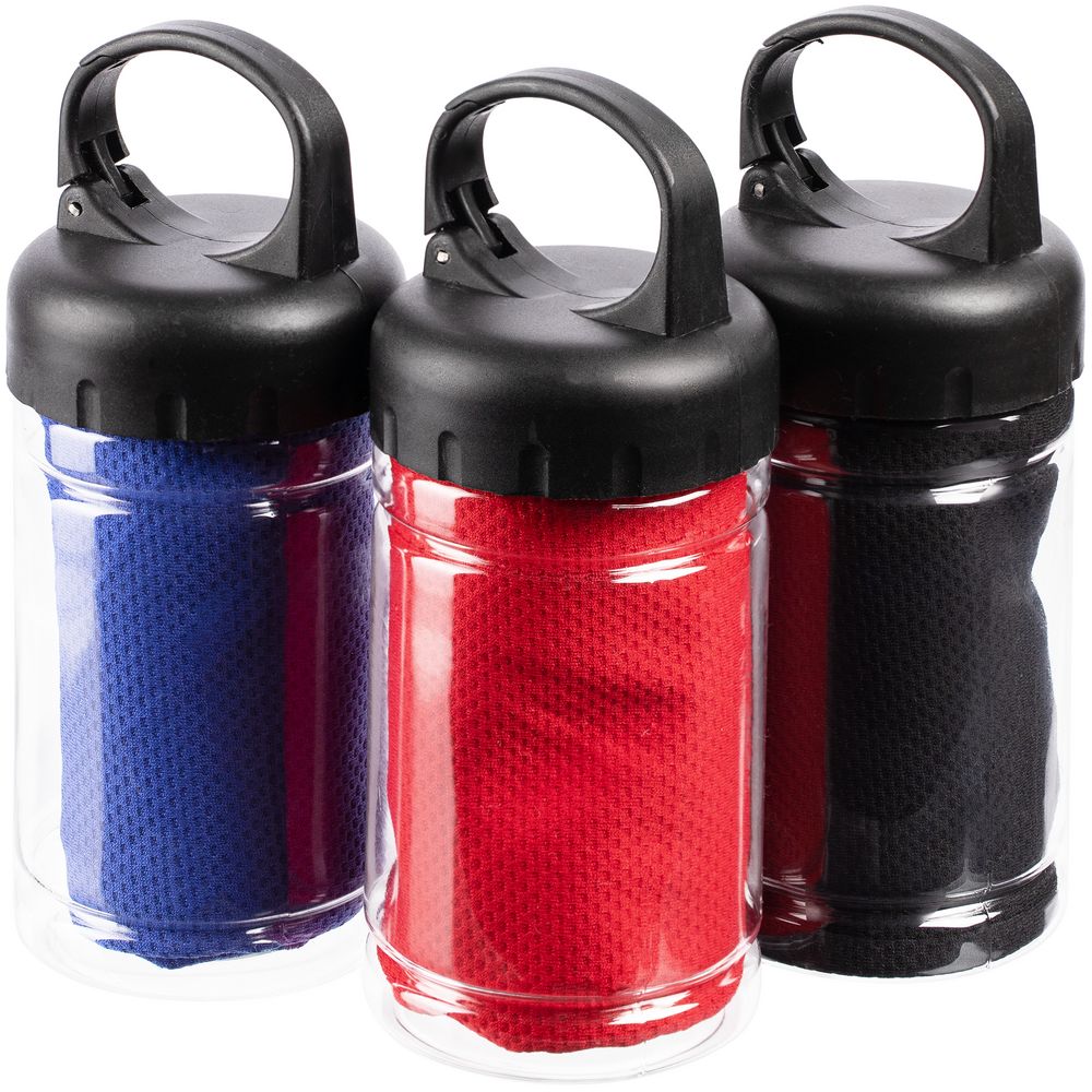 Охлаждающее полотенце Frio Mio в бутылке, красное — изображение 6