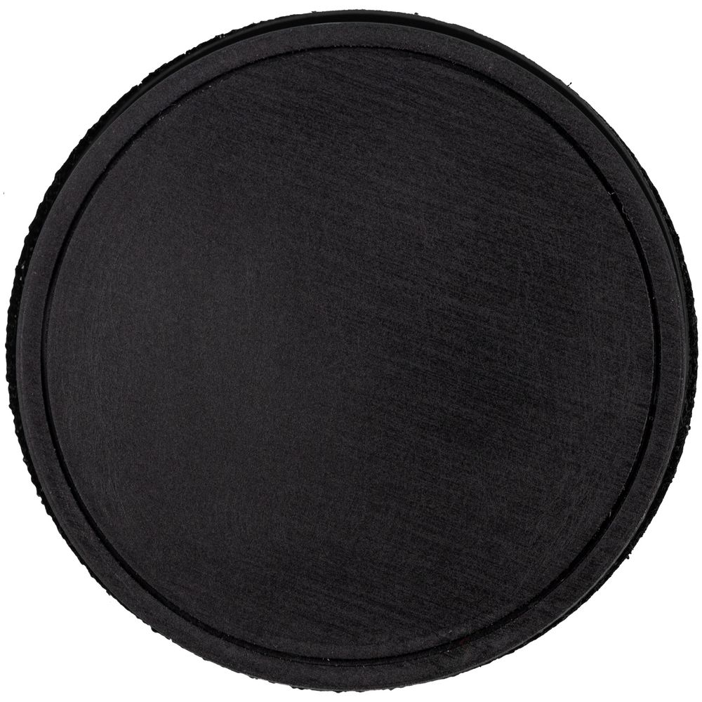 Лейбл из ПВХ с липучкой Menteqo Round, черный — изображение 3