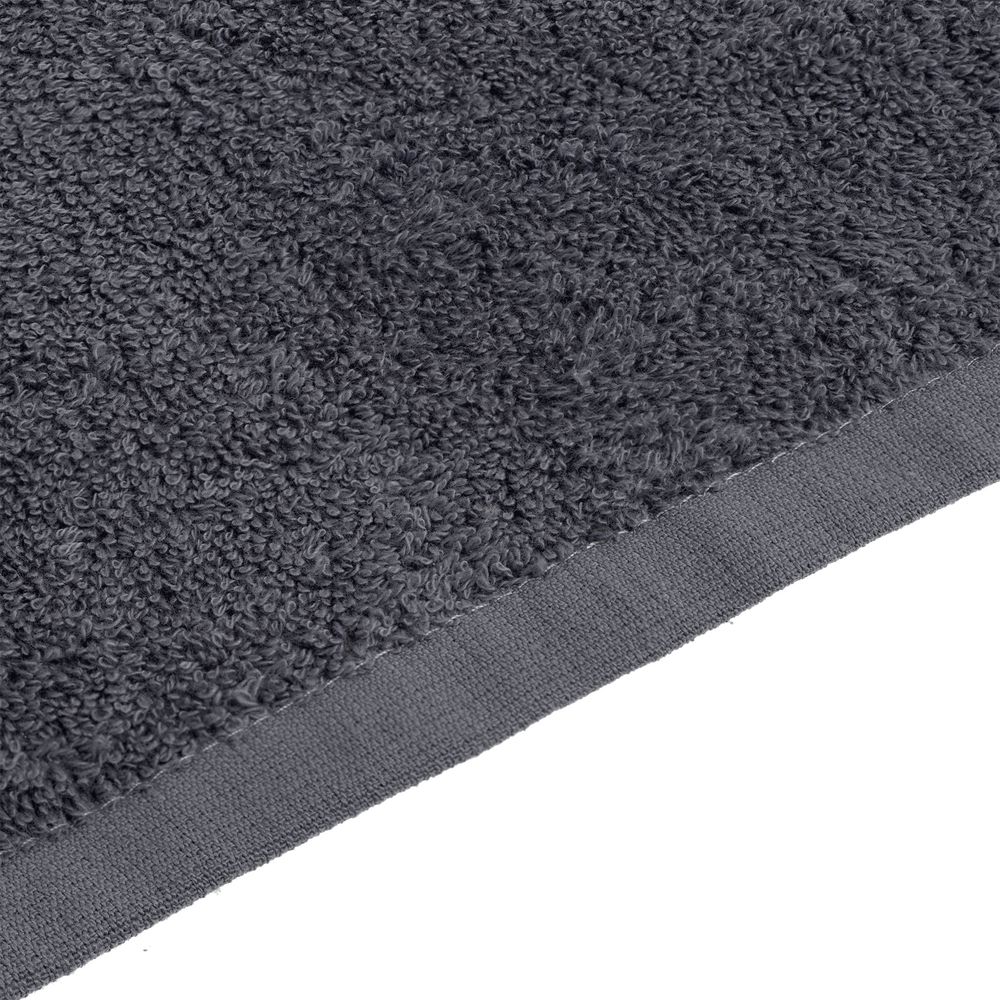 Полотенце махровое «Кронос», большое, темно-серое (маренго) — изображение 4