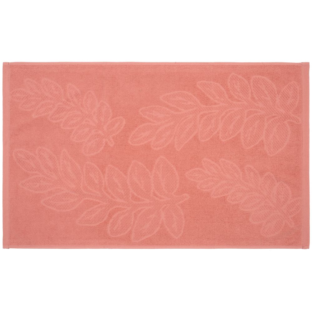 Полотенце махровое «Флора», большое, оранжевое (персиковое эхо) — изображение 3