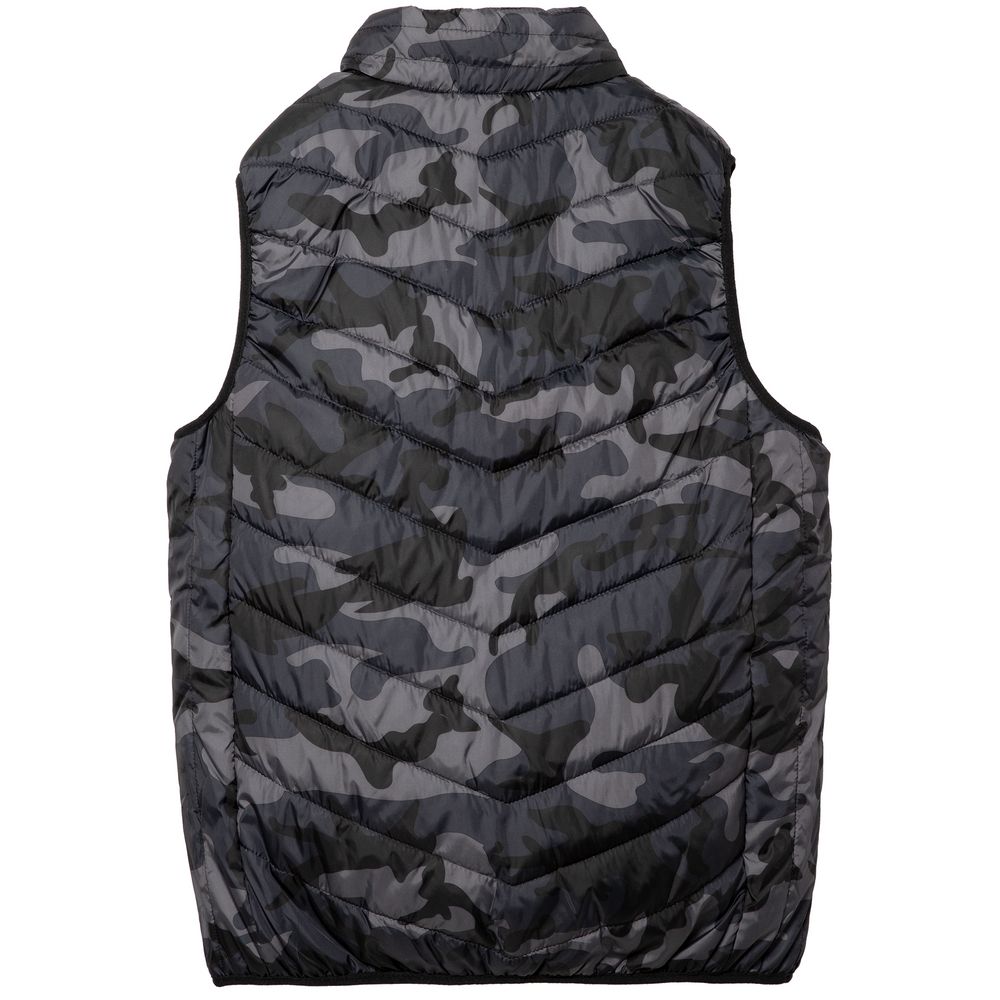 Жилет с подогревом Thermalli Valmorel, серый камуфляж — изображение 3