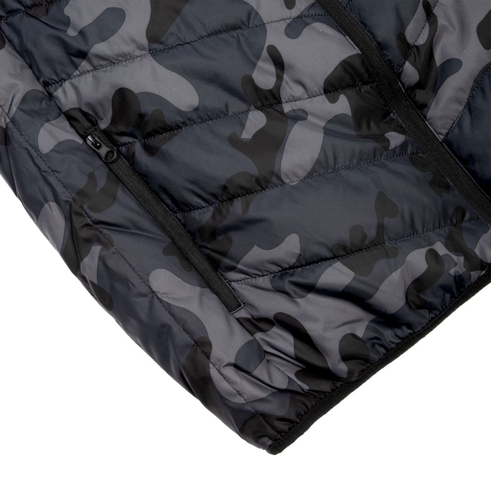 Жилет с подогревом Thermalli Valmorel, серый камуфляж — изображение 6