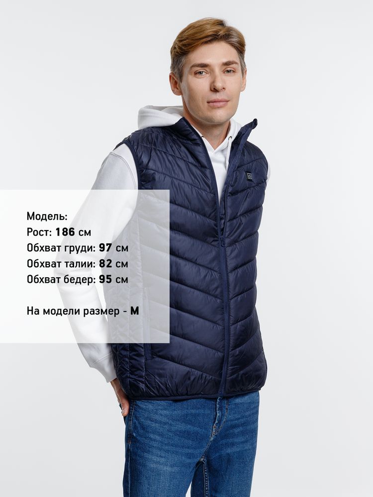 Жилет с подогревом Thermalli Valmorel, темно-синий — изображение 11