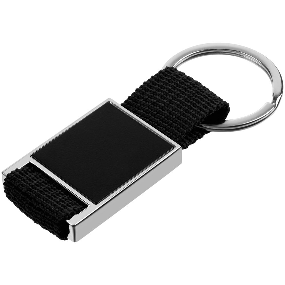 Брелок Stropp с тканевой вставкой, черный — изображение 4