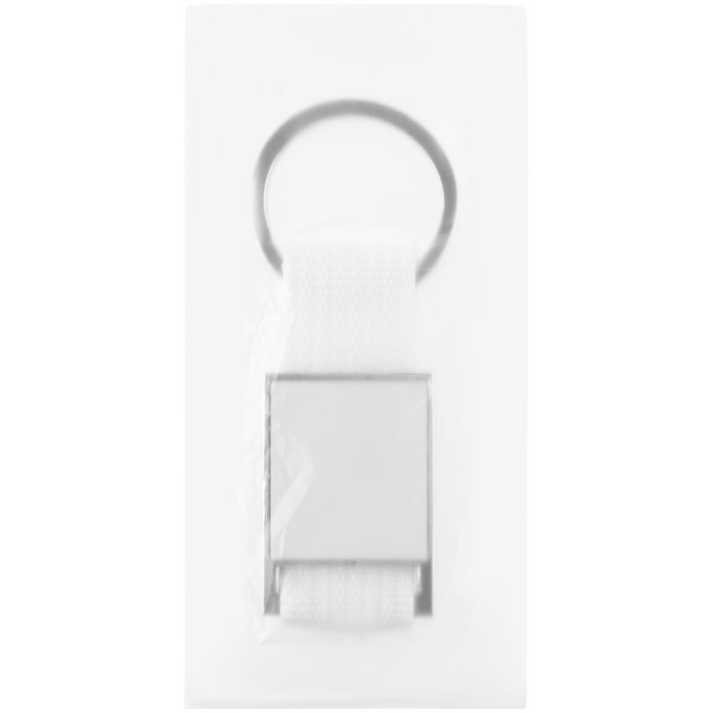 Брелок Stropp с тканевой вставкой, белый — изображение 5