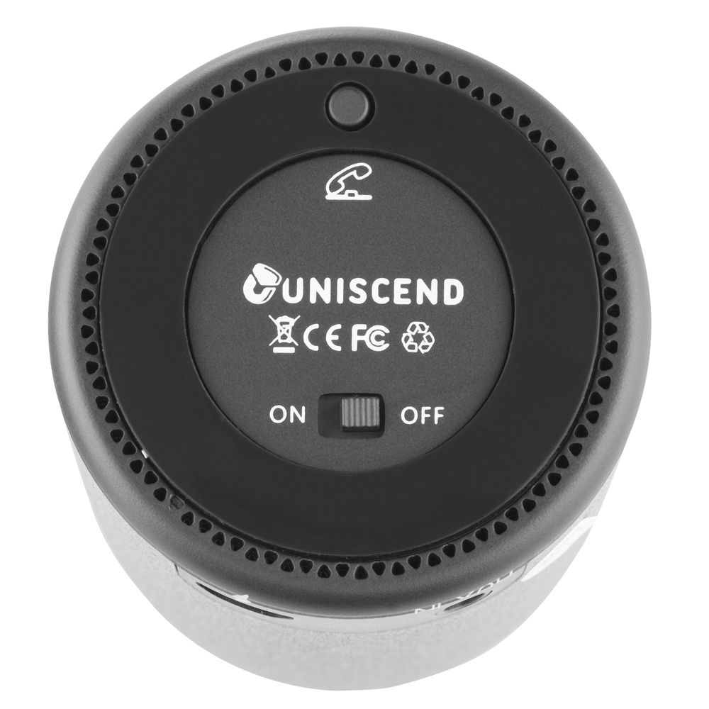 Беспроводная колонка Uniscend Grinder, серая — изображение 5
