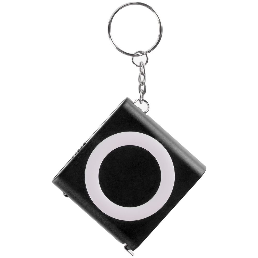 Брелок-фонарик с рулеткой Rule Tool, черный — изображение 4