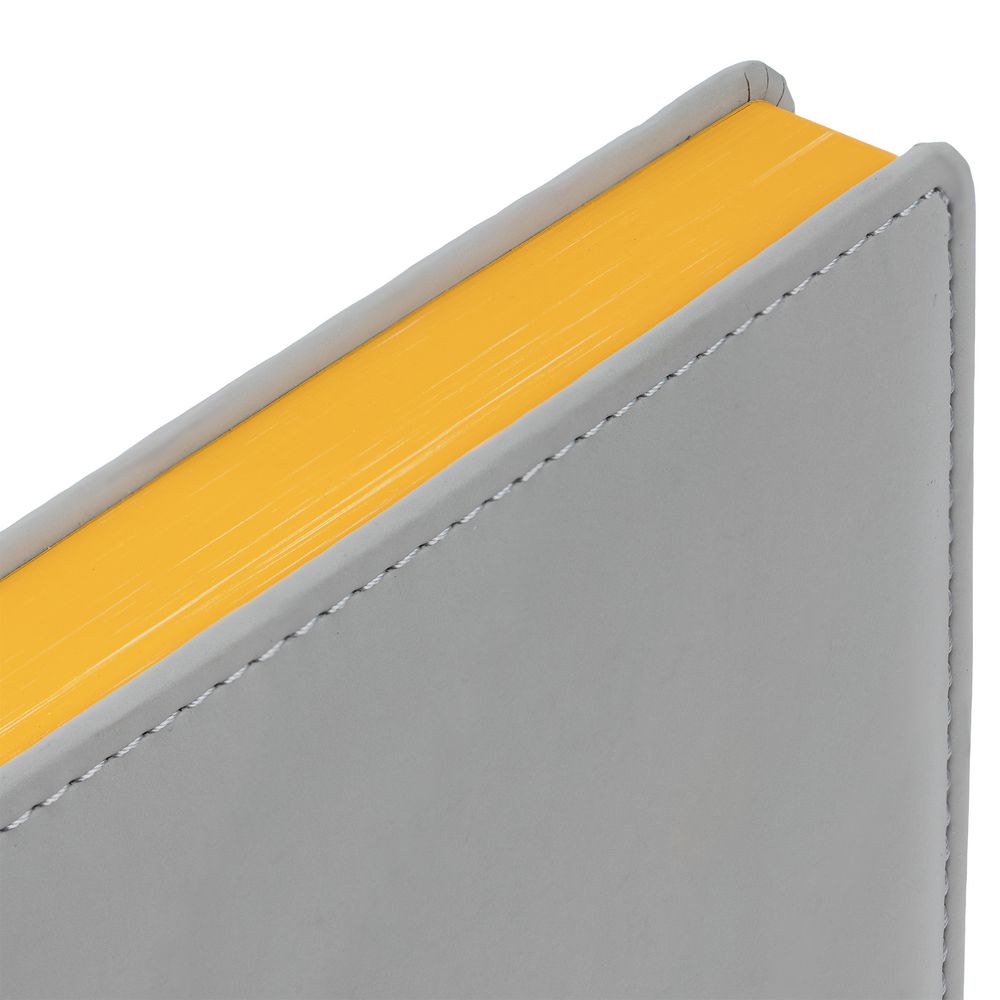 Ежедневник Spain Shall на заказ, недатированный, серый с желтым — изображение 6