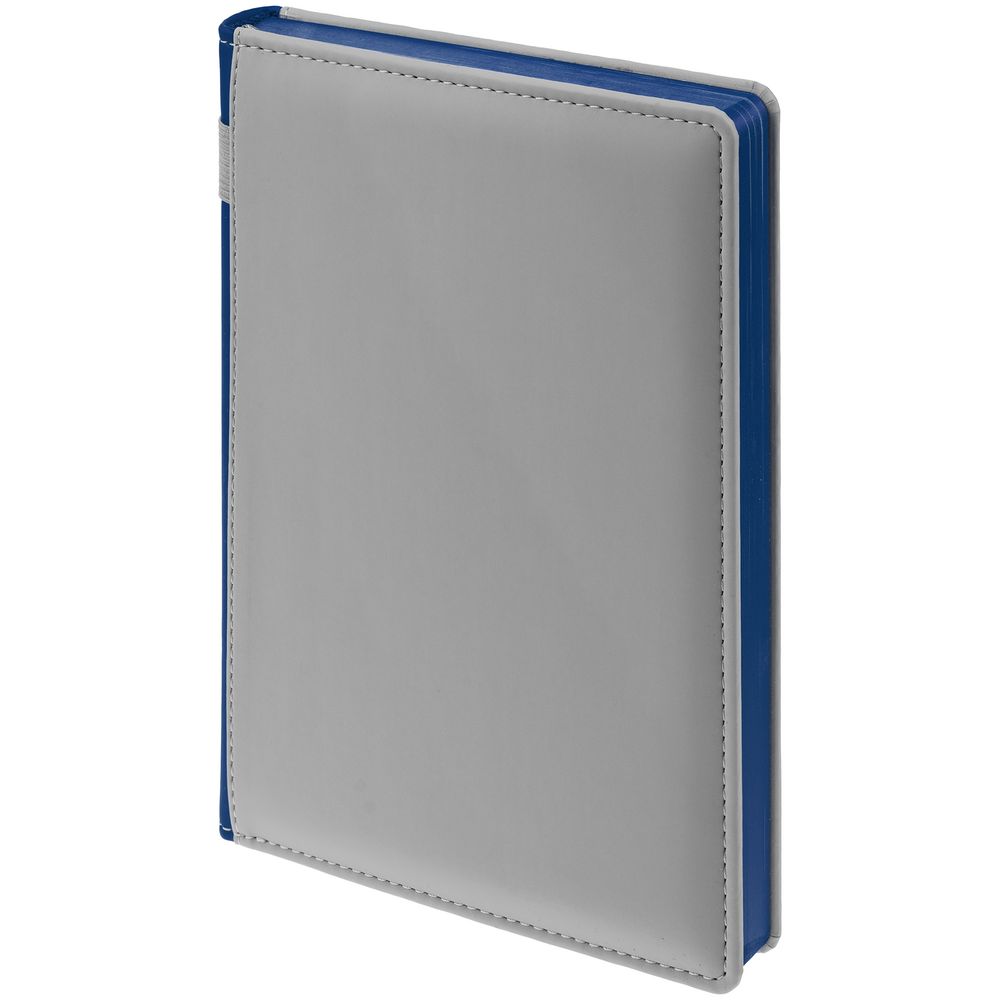 Ежедневник Spain Shall на заказ, недатированный, серый с синим — изображение 3