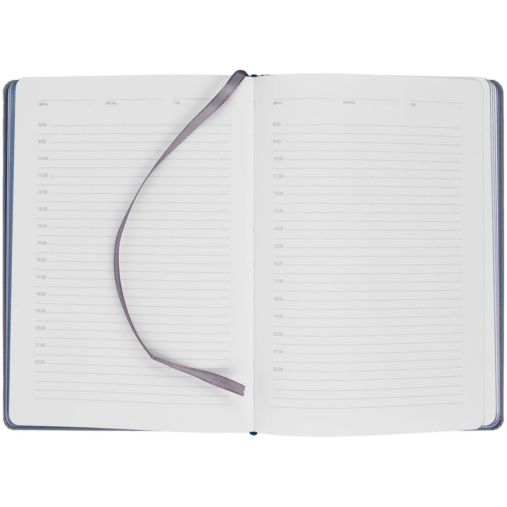 Ежедневник Spain Shall на заказ, недатированный, серый с синим — изображение 8