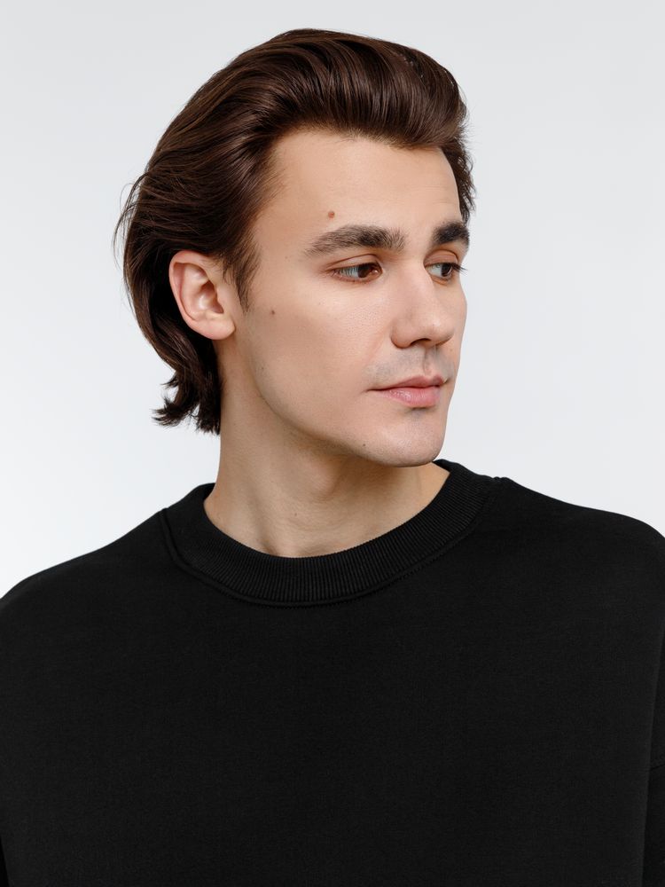 Свитшот оверсайз унисекс True Self, черный — изображение 9