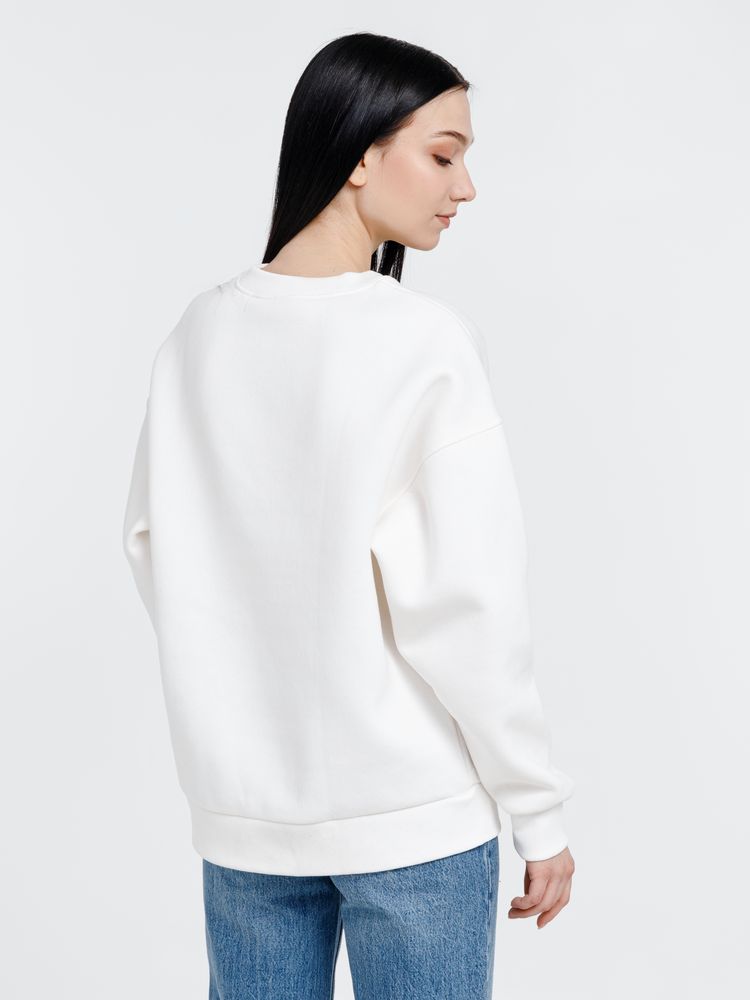 Свитшот оверсайз унисекс True Self, молочно-белый — изображение 12