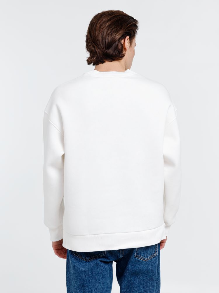 Свитшот оверсайз унисекс True Self, молочно-белый — изображение 8