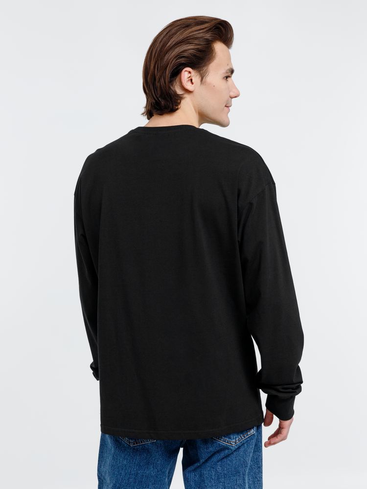 Футболка оверсайз унисекс City Sapiens, черная — изображение 7