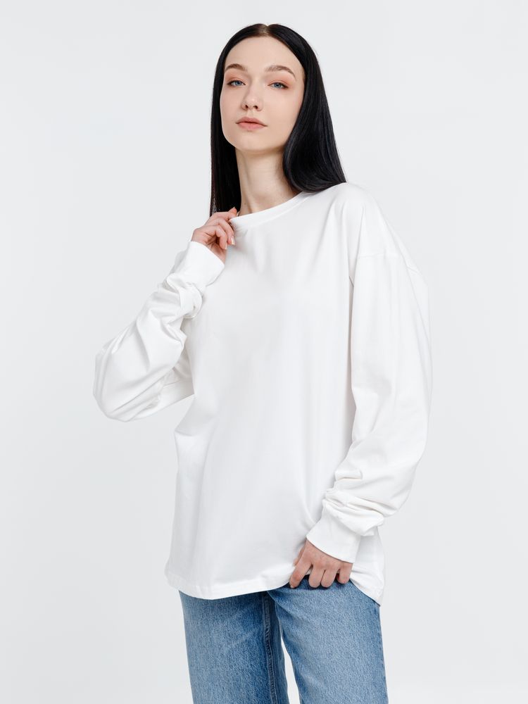 Футболка оверсайз унисекс City Sapiens, молочно-белая — изображение 11