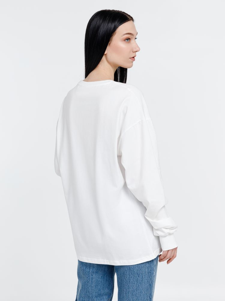 Футболка оверсайз унисекс City Sapiens, молочно-белая — изображение 12