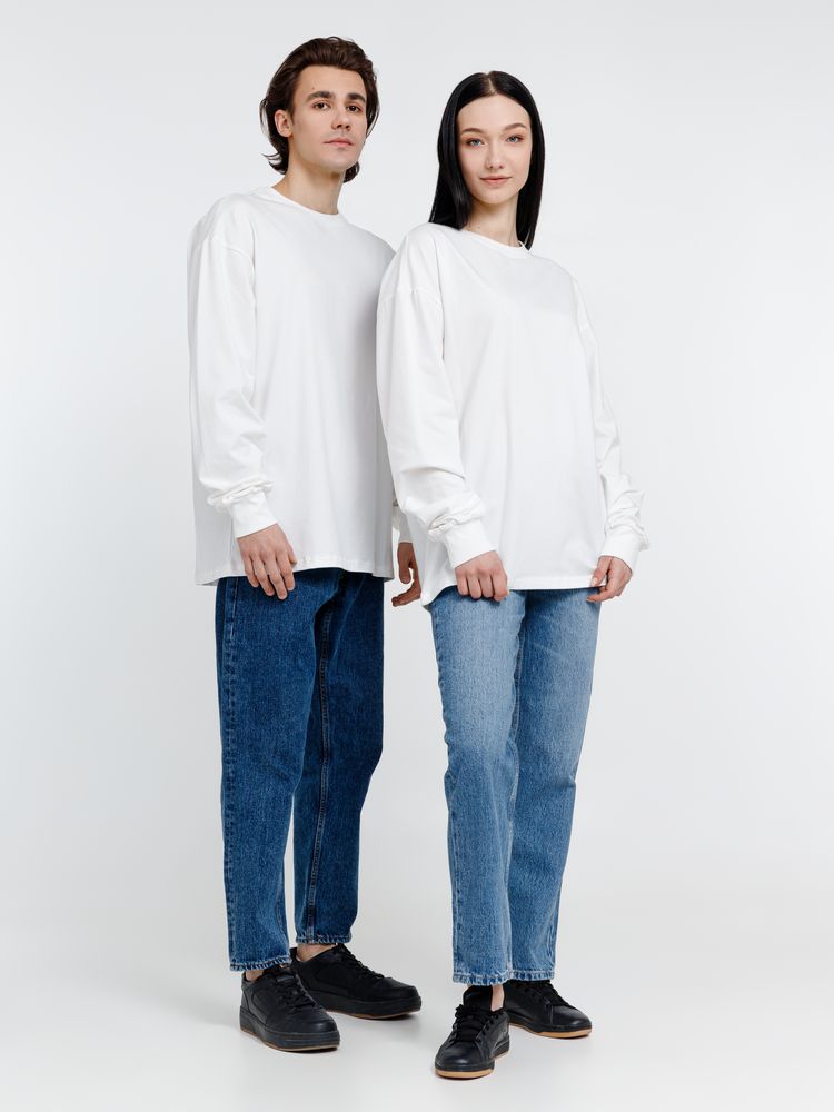 Футболка оверсайз унисекс City Sapiens, молочно-белая — изображение 14