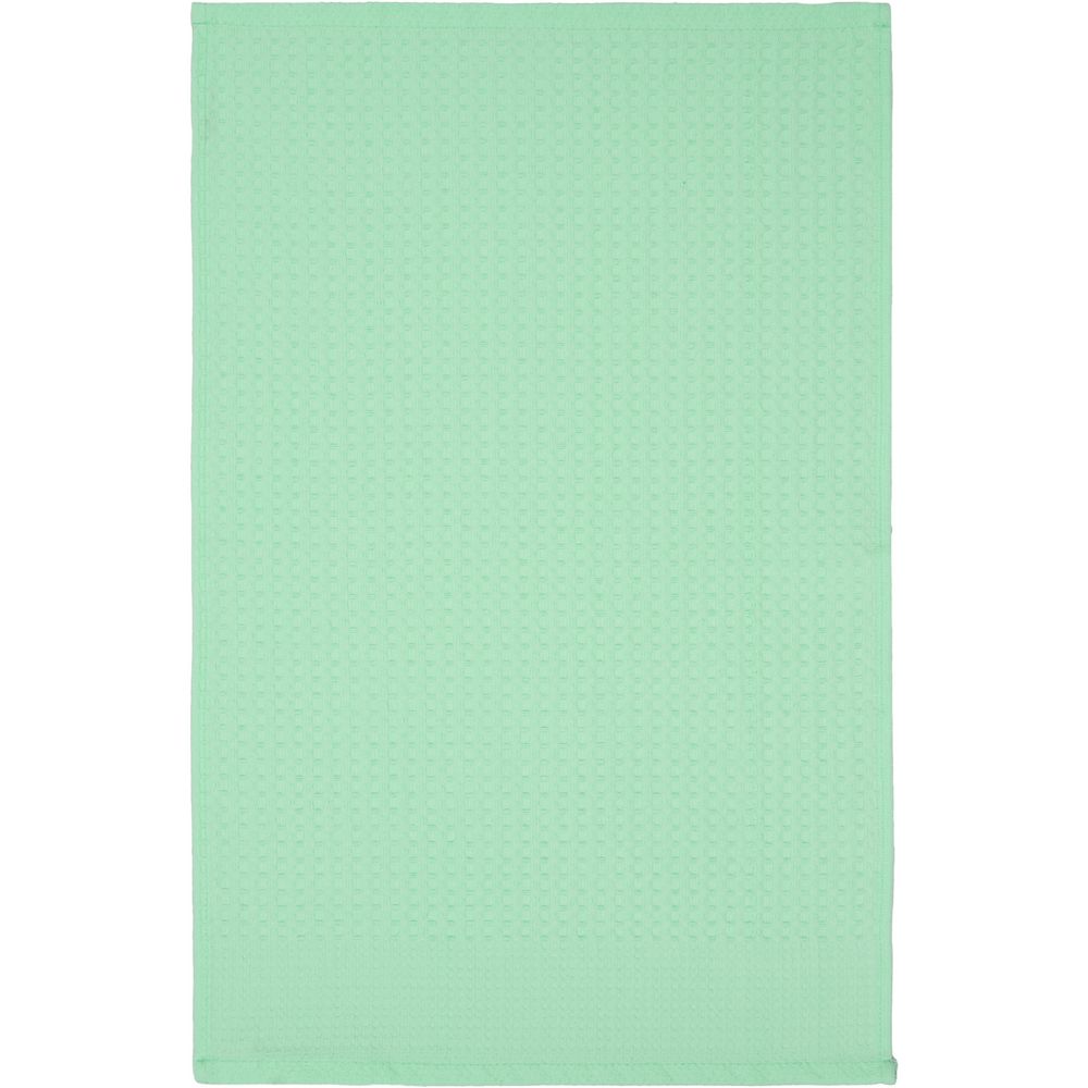 Полотенце вафельное «Деметра», малое, зеленое (зеленая мята) — изображение 4