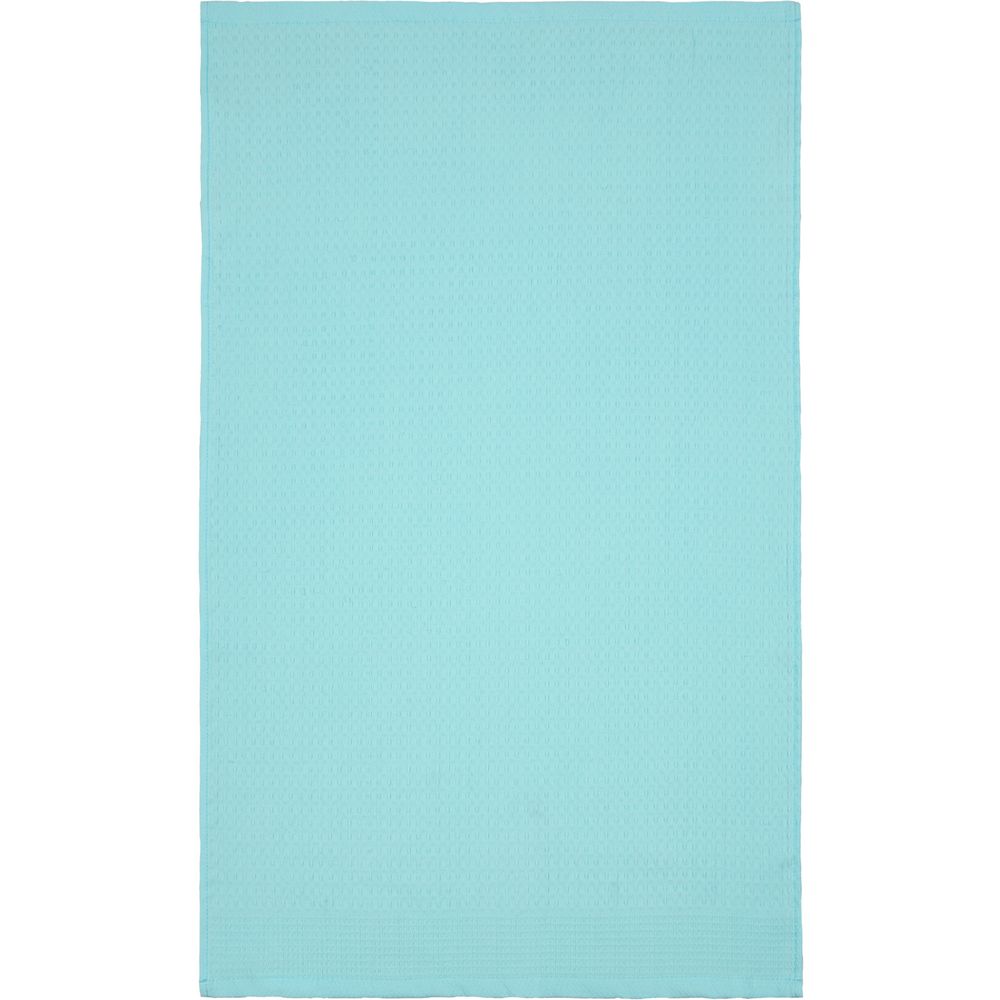 Полотенце вафельное «Деметра», среднее, голубое (голубая мята) — изображение 4