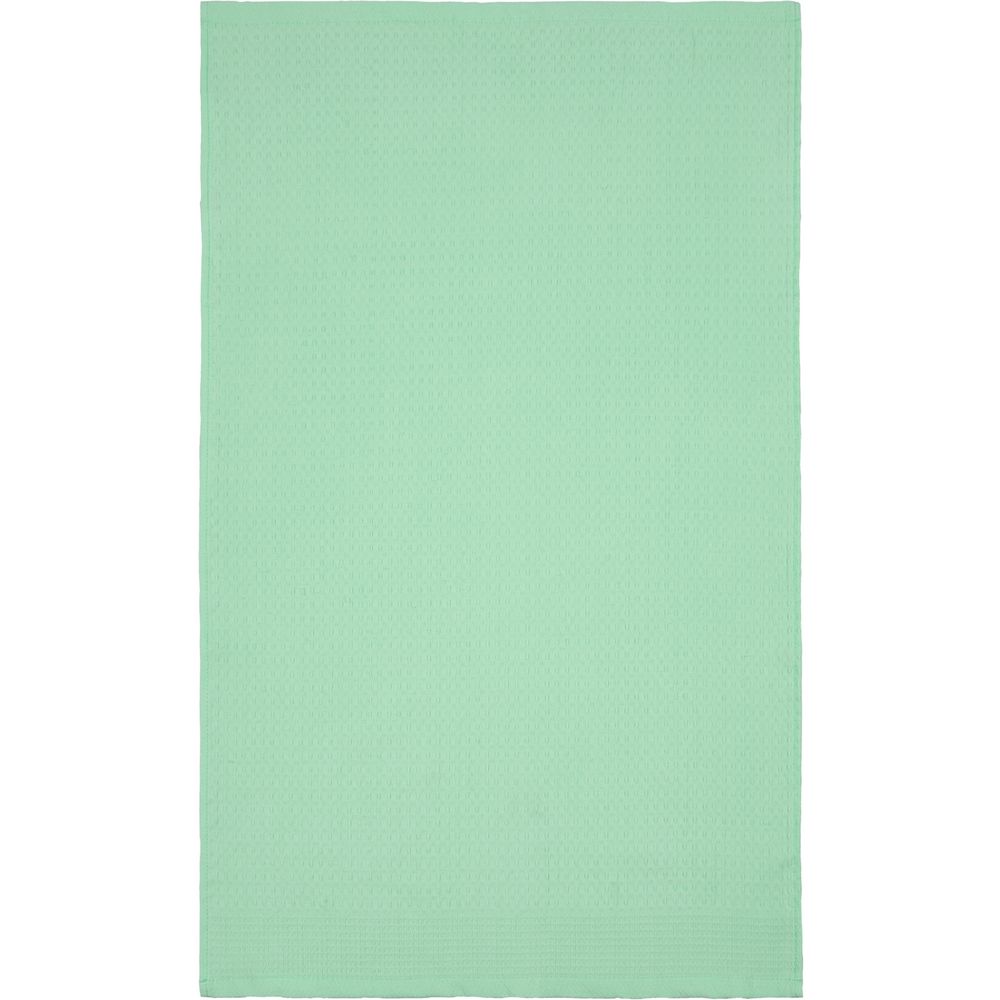 Полотенце вафельное «Деметра», среднее, зеленое (зеленая мята) — изображение 4