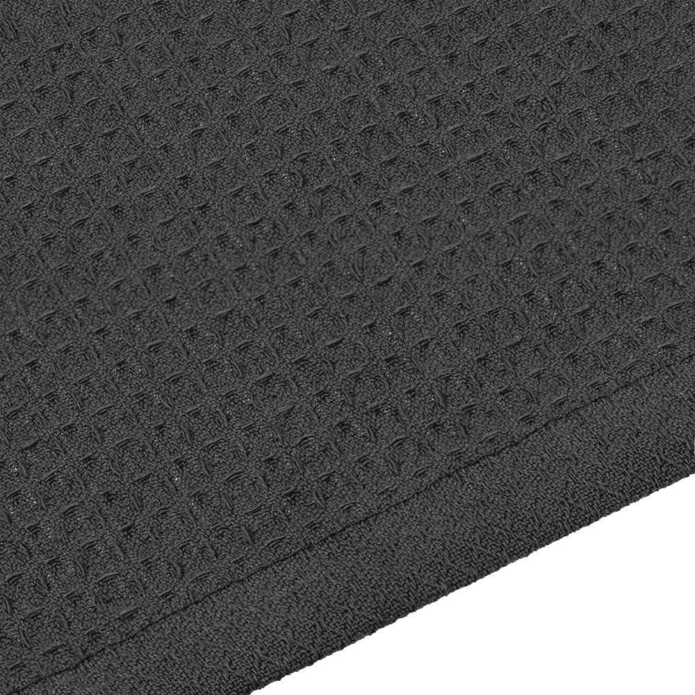 Полотенце вафельное «Деметра», среднее, темно-серое — изображение 3