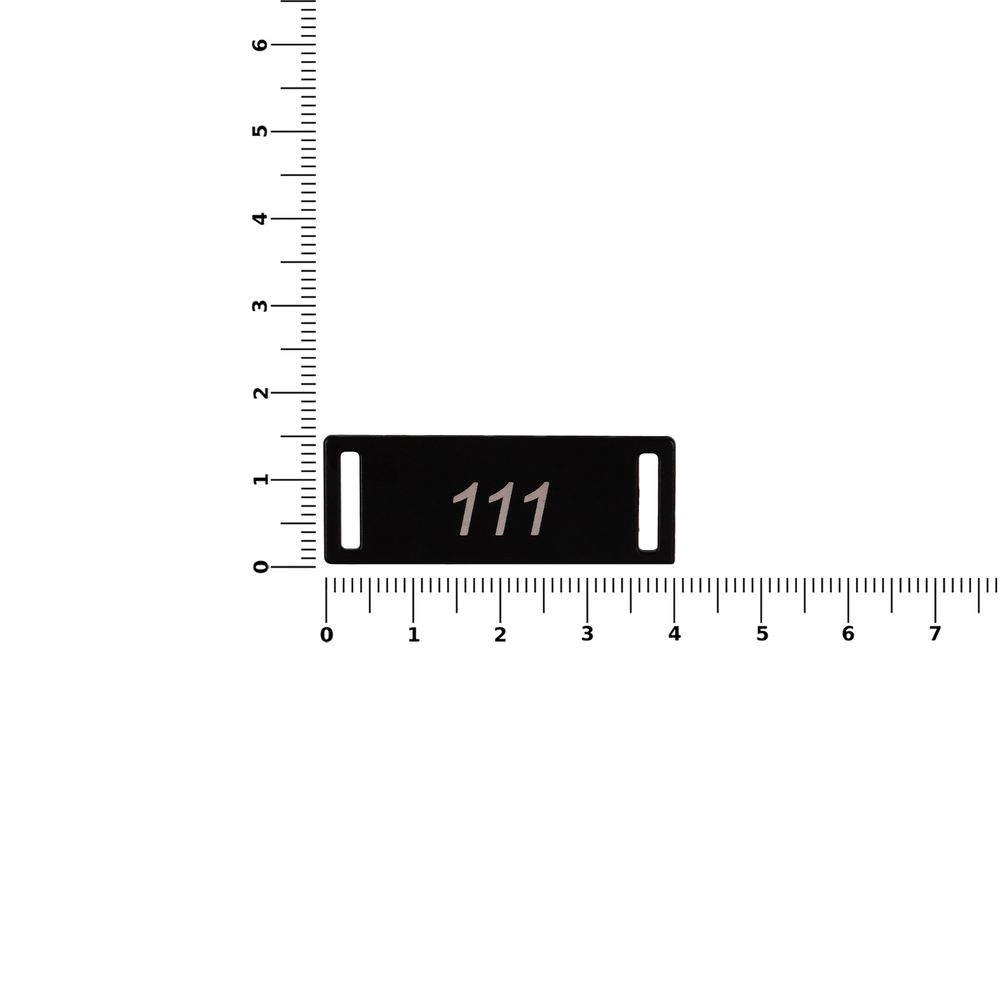 Шильдик металлический Kova, черный — изображение 3