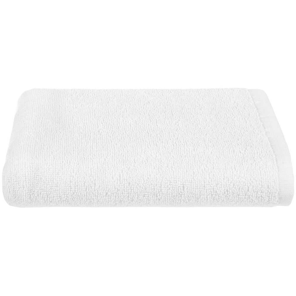 Полотенце махровое «Отель», среднее, белое — изображение 3