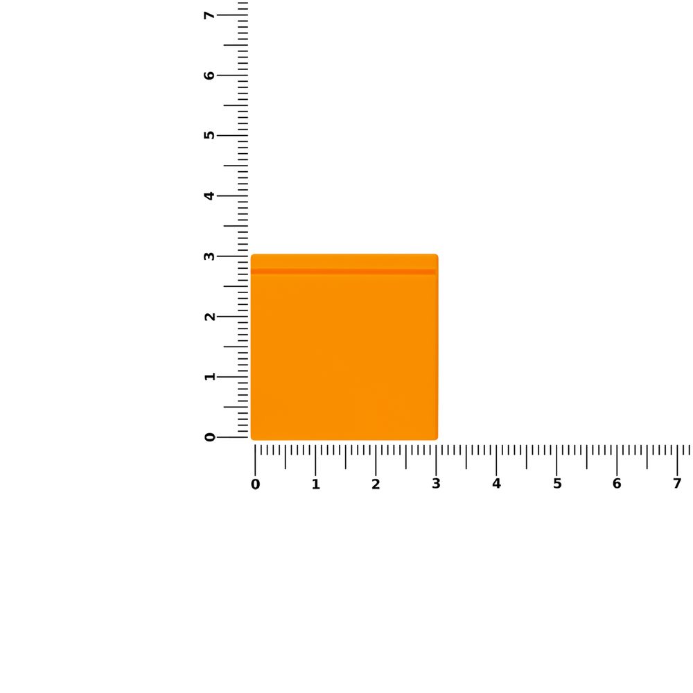 Лейбл из ПВХ Kare, оранжевый неон — изображение 3