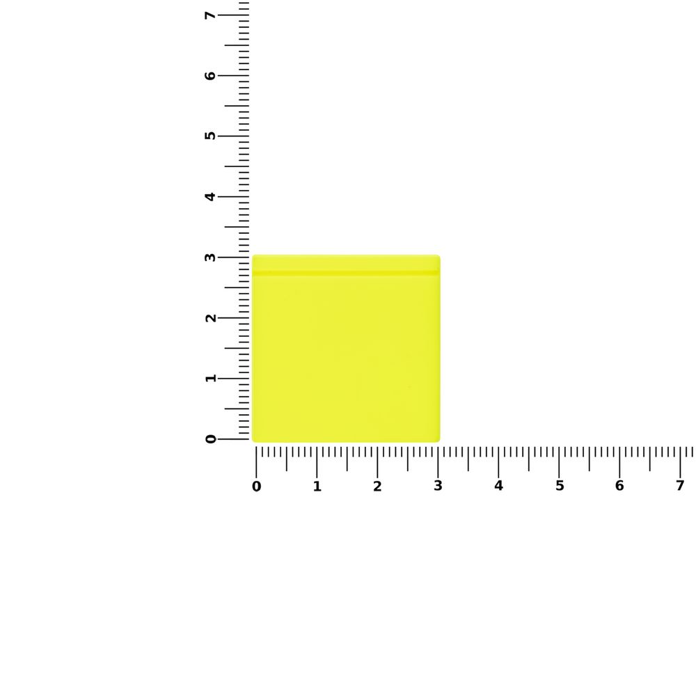 Лейбл из ПВХ Kare, желтый неон — изображение 3