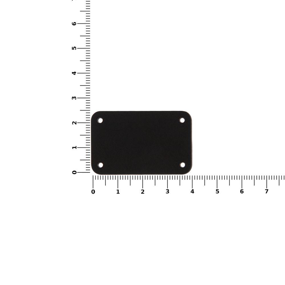 Лейбл из ПВХ Kreta, S, черный — изображение 3