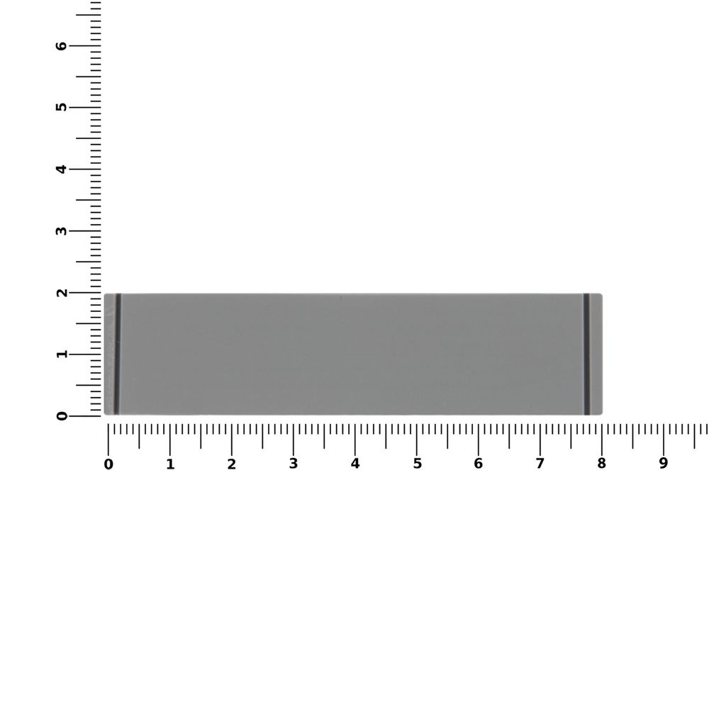 Лейбл из ПВХ Dzeta, S, серый — изображение 3