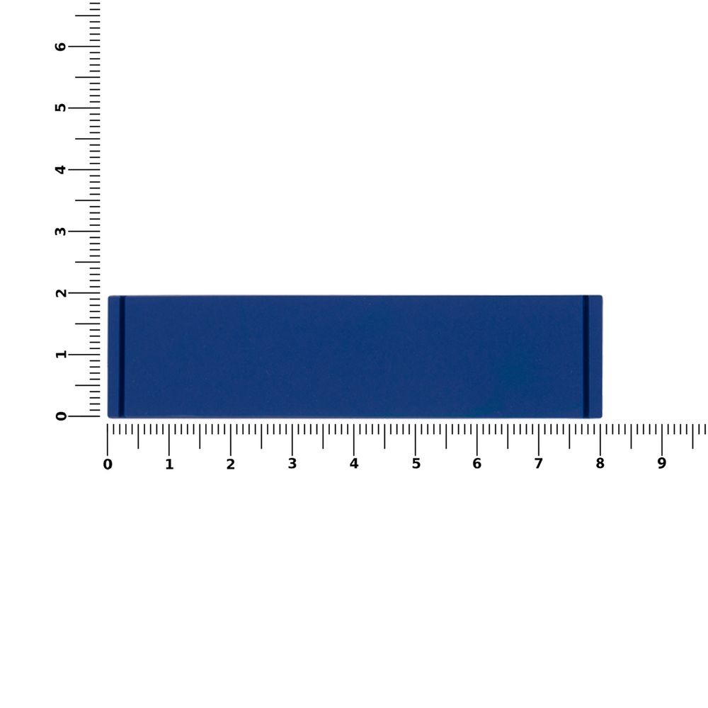 Лейбл из ПВХ Dzeta, S, синий — изображение 3