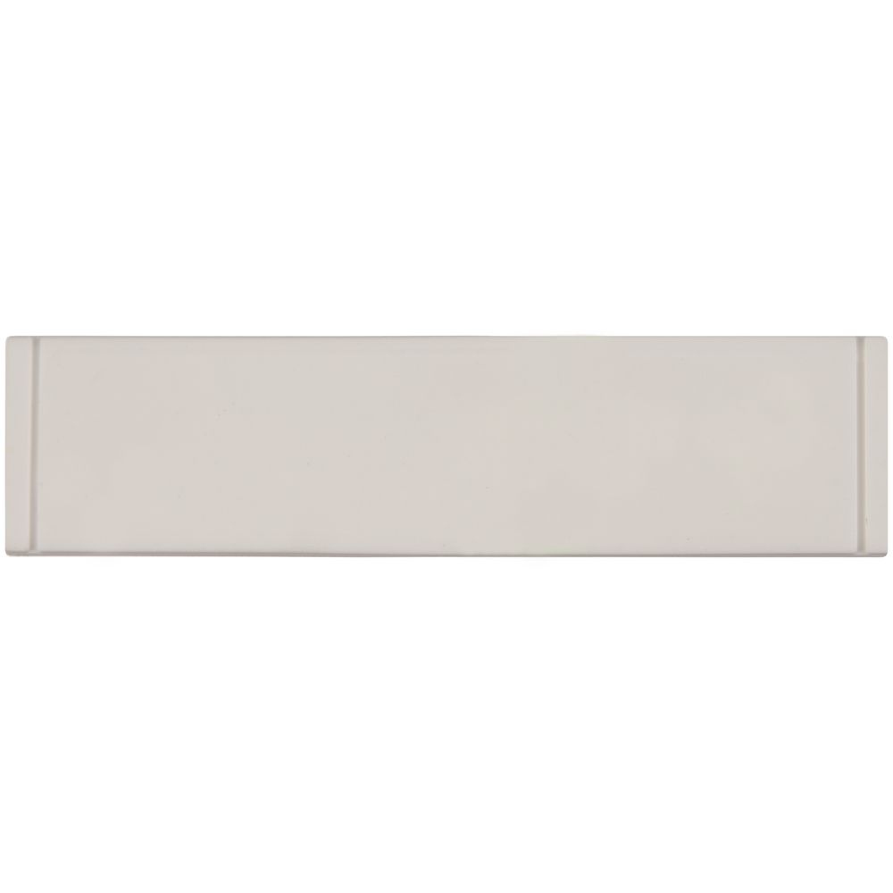 Лейбл из ПВХ Dzeta, S, белый