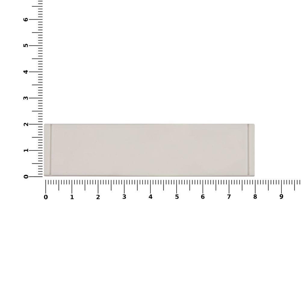 Лейбл из ПВХ Dzeta, S, белый — изображение 3