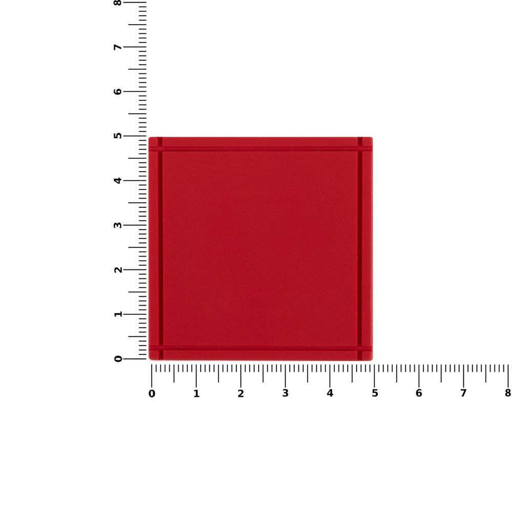 Лейбл из ПВХ Dzeta, L, красный — изображение 3