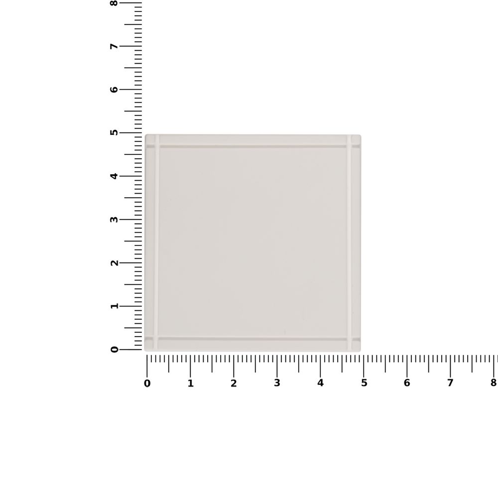 Лейбл из ПВХ Dzeta, L, белый — изображение 3