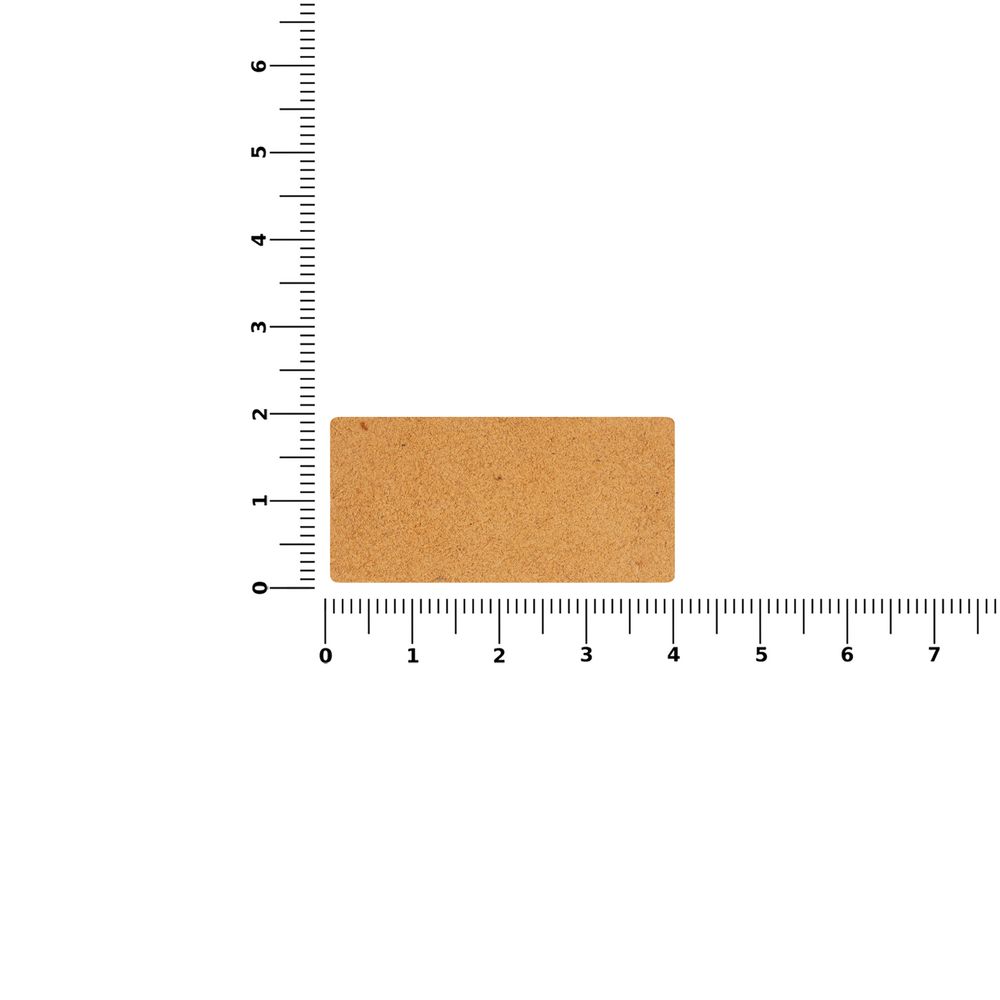 Лейбл кожаный Pasek, XS, бежевый — изображение 4