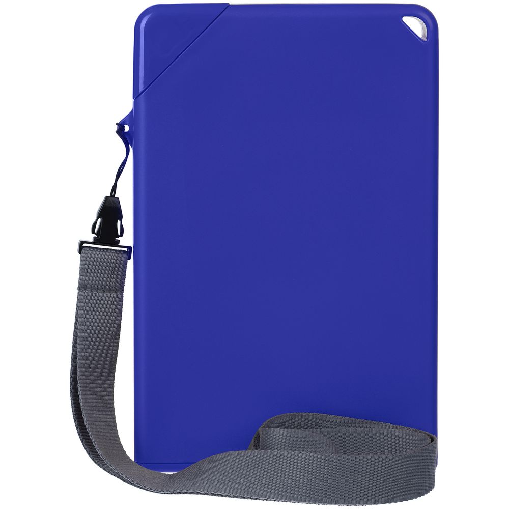 Плоская бутылка для воды Flacon, синяя — изображение 3