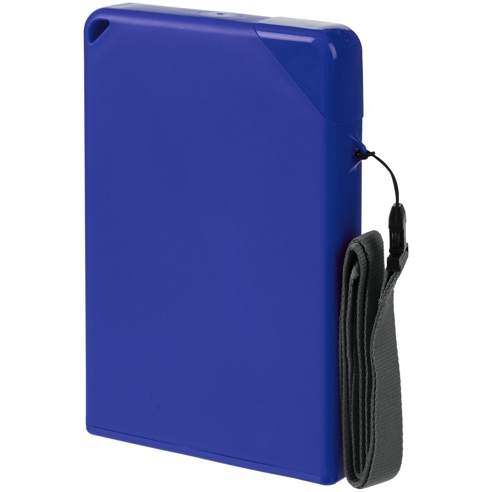 Плоская бутылка для воды Flacon, синяя — изображение 5