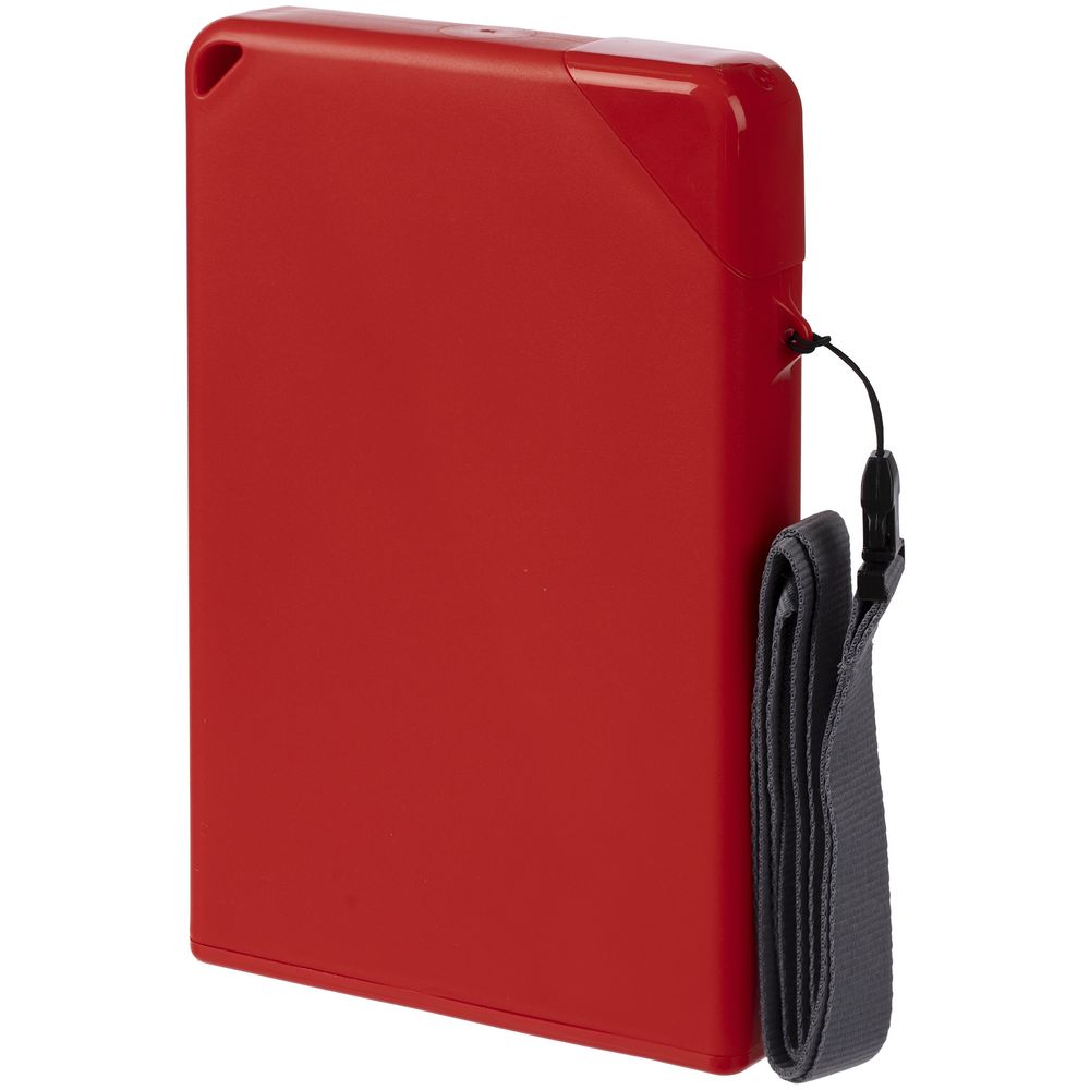 Плоская бутылка для воды Flacon, красная — изображение 5