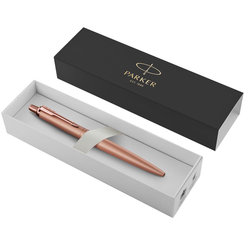 Ручка шариковая Parker Jotter XL Monochrome Pink Gold, розовое золото — изображение 4